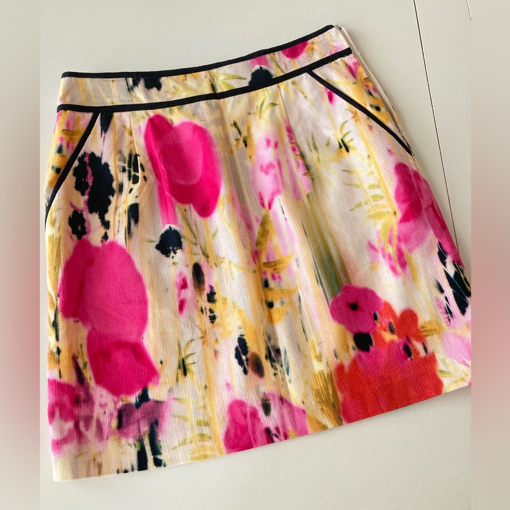 Tabitha Rain Poppy Watercolor Skirt 6